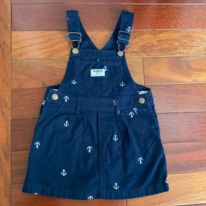 OshKosh B’gosh girls nautical overalls